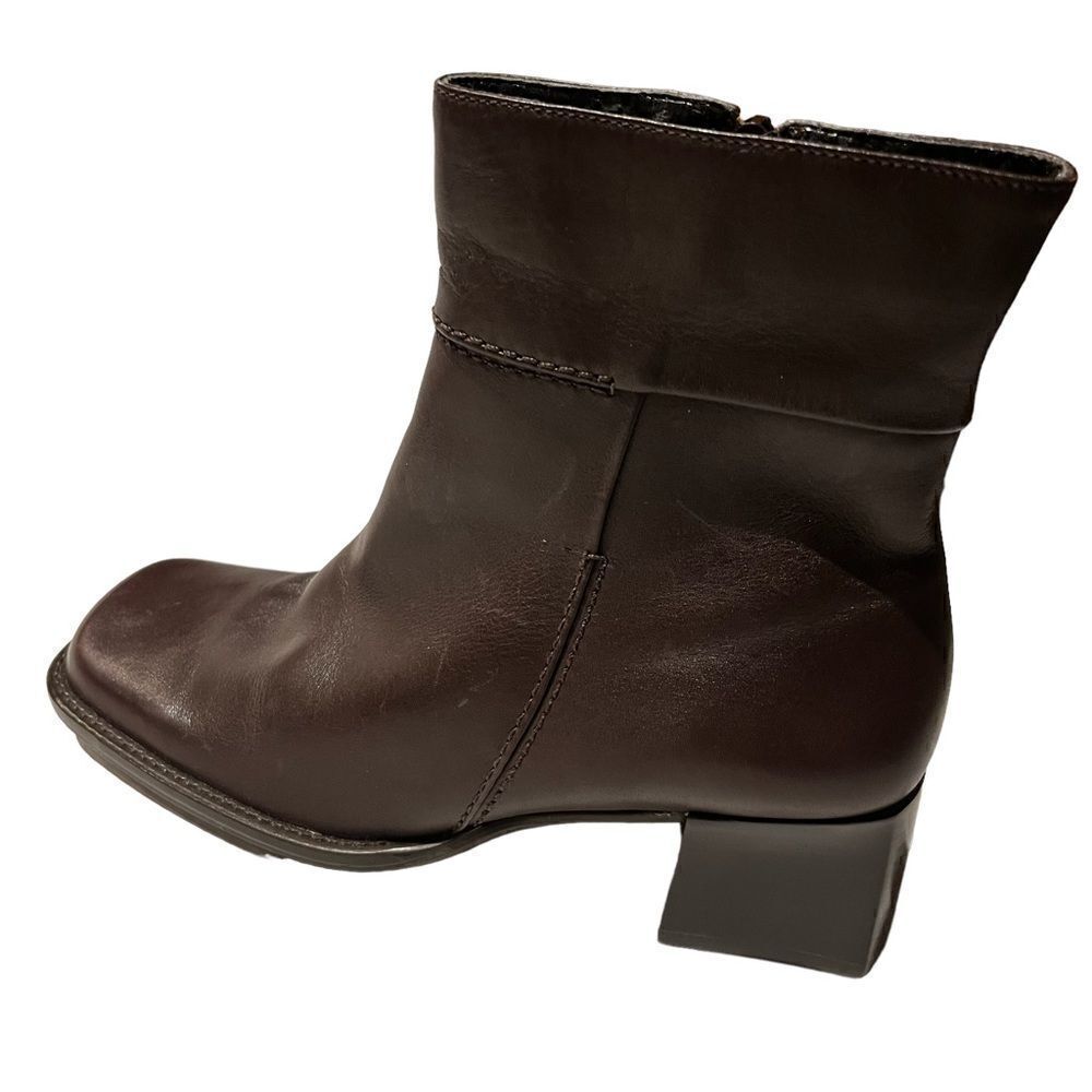 Easy Spirit Women's Size 6 1/2M Heeled Ankle Boots Brown